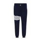 Thom Browne Blue Cotton Casual Pants