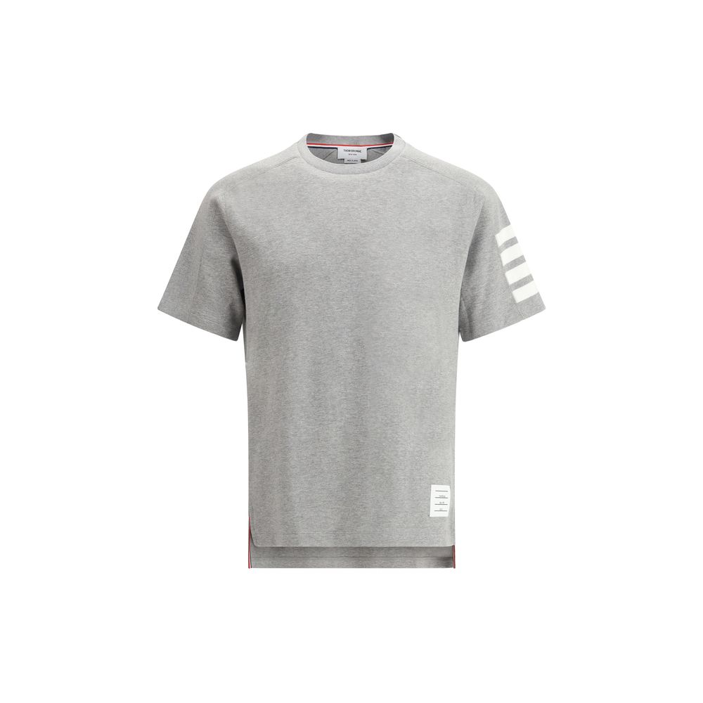 Thom Browne Gray Cotton T-Shirt