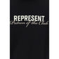 Represent Black Cotton Sweatshirt