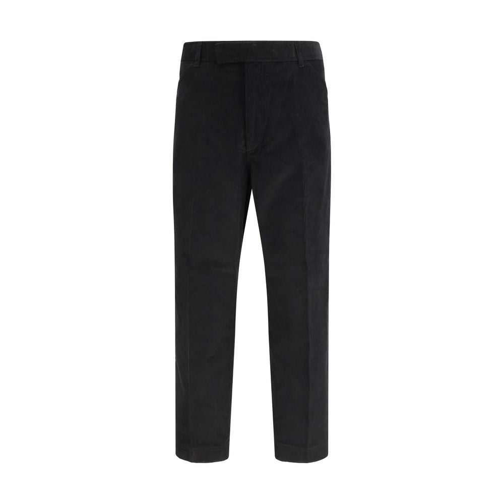 Thom Browne Black Cotton Chino Pants