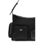 MCM Black Fabric Shoulder Bag