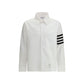 Thom Browne White Cotton Dress Shirt