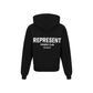 Represent Black Cotton Sweatshirt