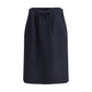 Prada Blue Fleece Wool Midi Skirt