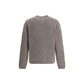 Maison Kitsuné Gray Wool Sweatshirt
