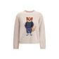 Maison Kitsuné Cream Merino Wool Sweatshirt