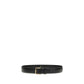 The Row Black Calf Leather Bos Taurus Regular Belt