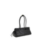 Prada Black Calf Leather Bos Taurus Shoulder Bag