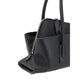 The Attico Black Calf Leather Bos Taurus Shoulder Bag