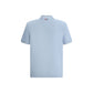 Thom Browne Light Blue Cotton Polo Shirt