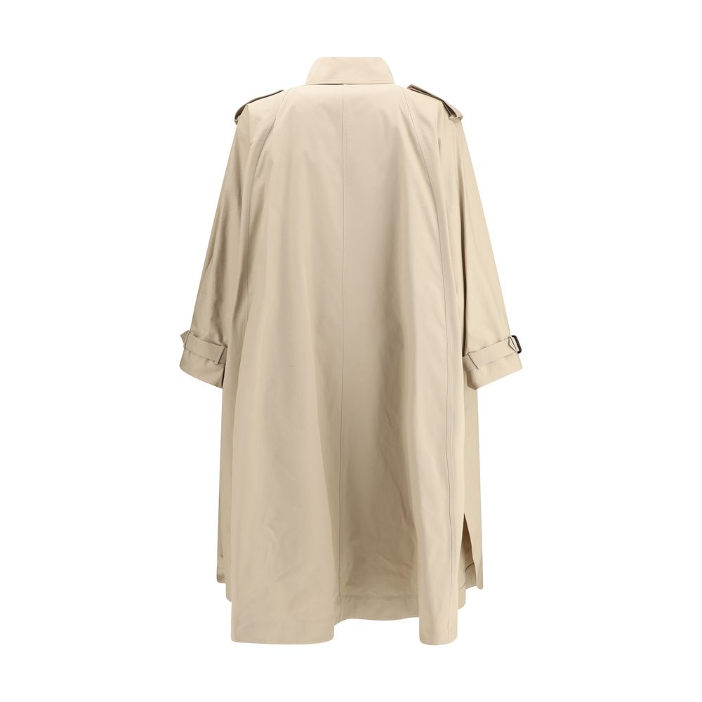 Saint Laurent Beige Cotton Coat