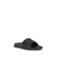 Fendi Black Rubber Flat Sandals