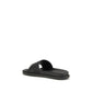 Fendi Black Rubber Flat Sandals