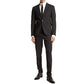 Dsquared² Black Elastane Two-Piece Suit