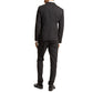 Dsquared² Black Elastane Two-Piece Suit