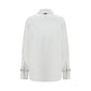 Thom Browne White Cotton Dress Shirt