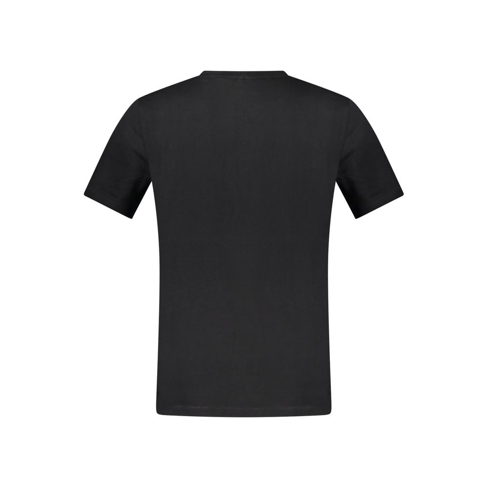 Hugo Boss Black Cotton Men T-Shirt