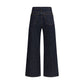 Khaite Blue Cotton Straight-Leg Jeans