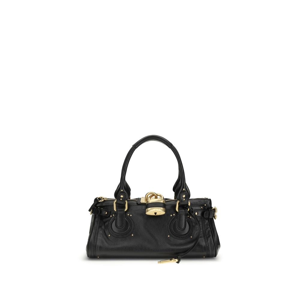 Chloé Black Buffalo Leather Shoulder Bag