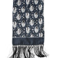 Dolce & Gabbana Navy Blue Silk Neck Wrap Shawl Men Scarf
