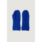 Vero Moda Blue Marabou Gloves