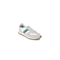 Blauer Gray Leather Athletic Sneakers