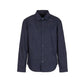 Armani Exchange Blue Cotton Dress Shirt