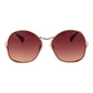 Max Mara Rose Gold Metal Sunglasses