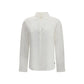 Max Mara White Cotton Dress Shirt