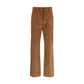 Max Mara Brown Cotton Casual Pants