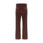 Max Mara Bordeaux Cotton Cropped Pants