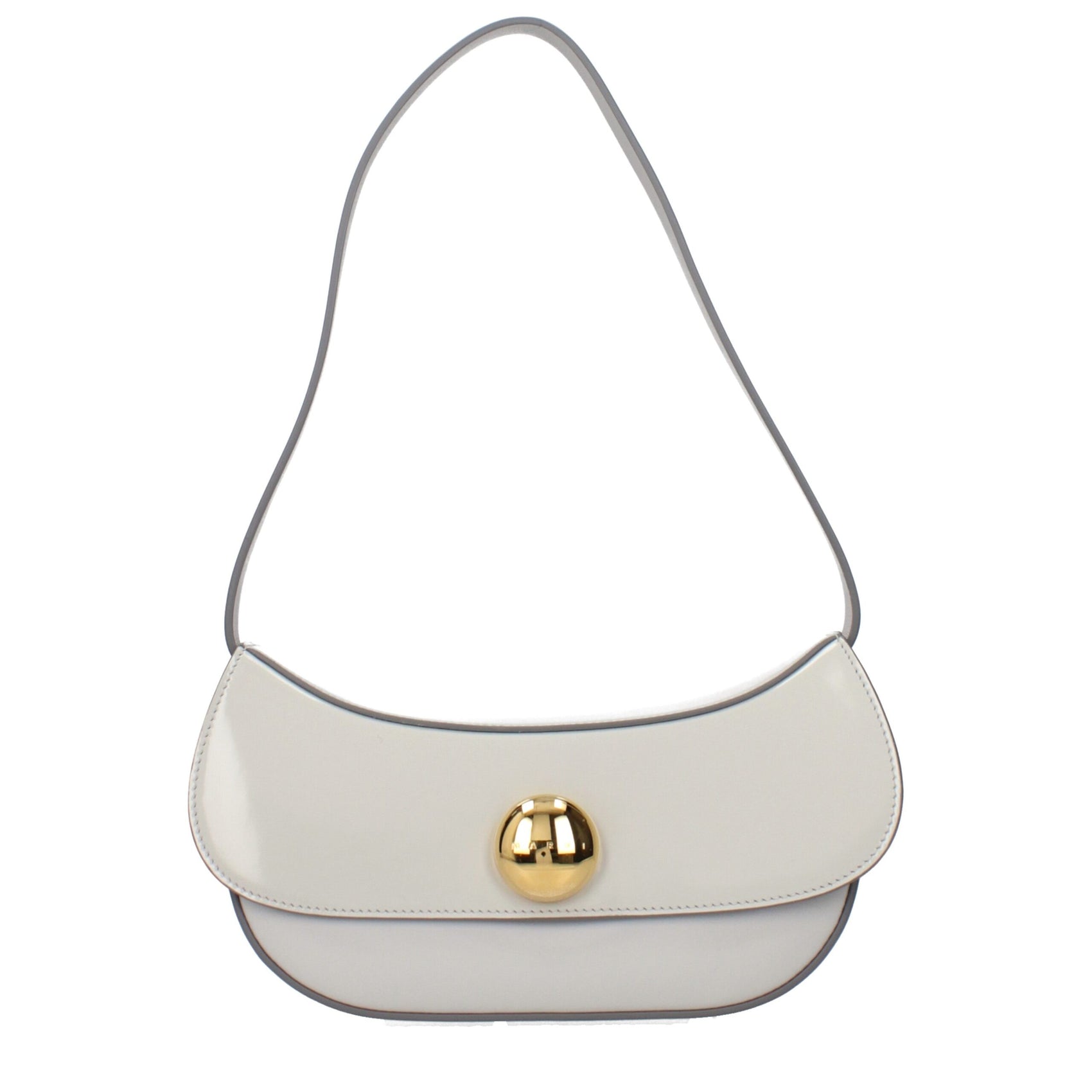 Marni Gray Leather Shoulder Bag