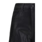 L'Agence Black Cotton Casual Pants