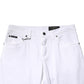 Dolce & Gabbana White Cotton Stretch Skinny Denim Men Jeans