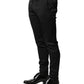 Dolce & Gabbana Black Viscose Dress Formal Men Trousers Pants