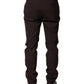 Dolce & Gabbana Brown Polyester Men Dress Trousers Pants