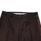 Dolce & Gabbana Brown Polyester Men Dress Trousers Pants