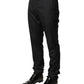 Dolce & Gabbana Black Stripes Wool Men Dress Trousers Pants