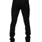 Dolce & Gabbana Black Sacred Heart Men Cotton Denim Jeans