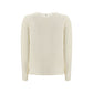 Max Mara Cream Cotton Long Sleeve T-Shirt