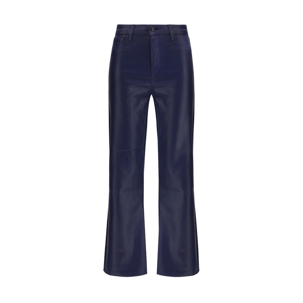 L'Agence Blue Cotton High-Waisted Jean