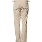 Daniele Alessandrini Beige Cotton Mid Waist Straight Men Denim Jeans