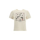 Max Mara Cream Cotton T-Shirt