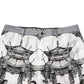 Dolce & Gabbana White Japanese Asian Print Silk Bermuda Shorts