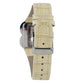 Laura Biagiotti Beige Leather Dress Watch