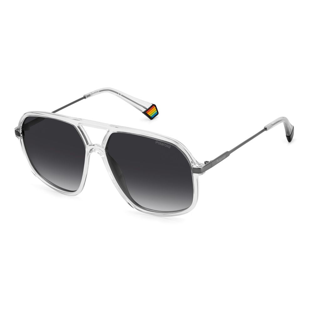 Polaroid Transparent Plastic Sunglasses