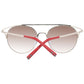 Sting Red Metal Sunglasses