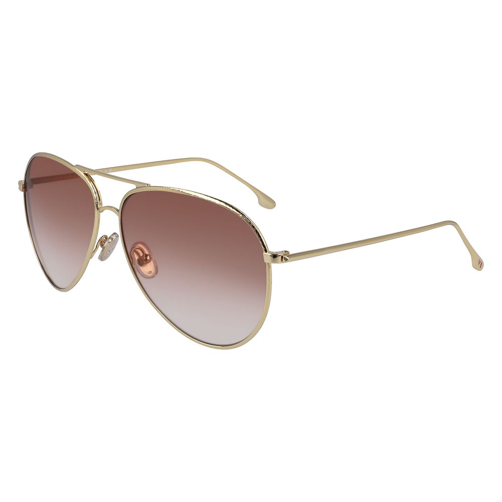 Victoria Beckham Gold Metal Sunglasses