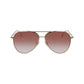 Victoria Beckham Gold Metal Sunglasses