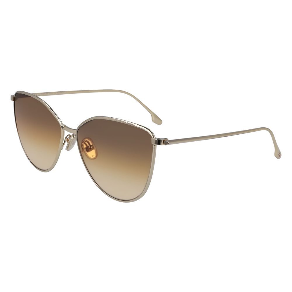 Victoria Beckham Gold Metal Sunglasses